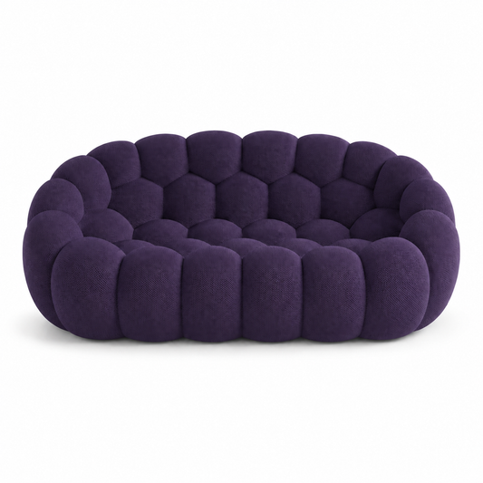 Canapé Rousseau — 2-3 places violet foncé — vue de face