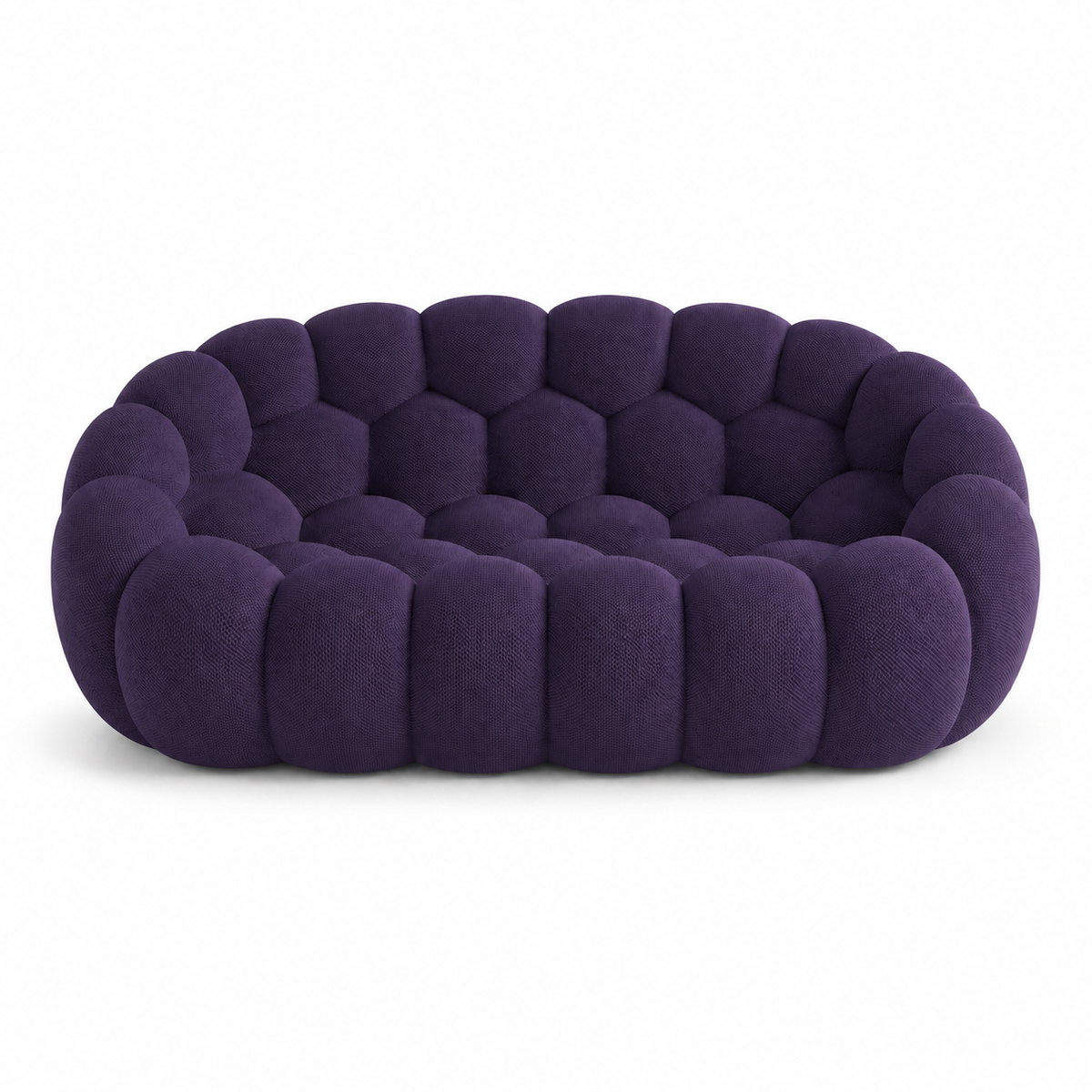 Canapé Rousseau — 2-3 places violet foncé — vue de face
