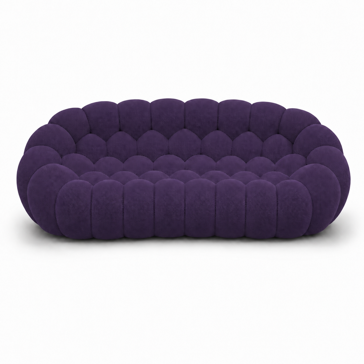 Canapé Rousseau — 3-4 places violet foncé — vue de face