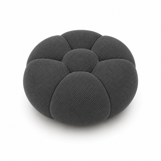 Pouf Rousseau Gris anthracite — vue de face