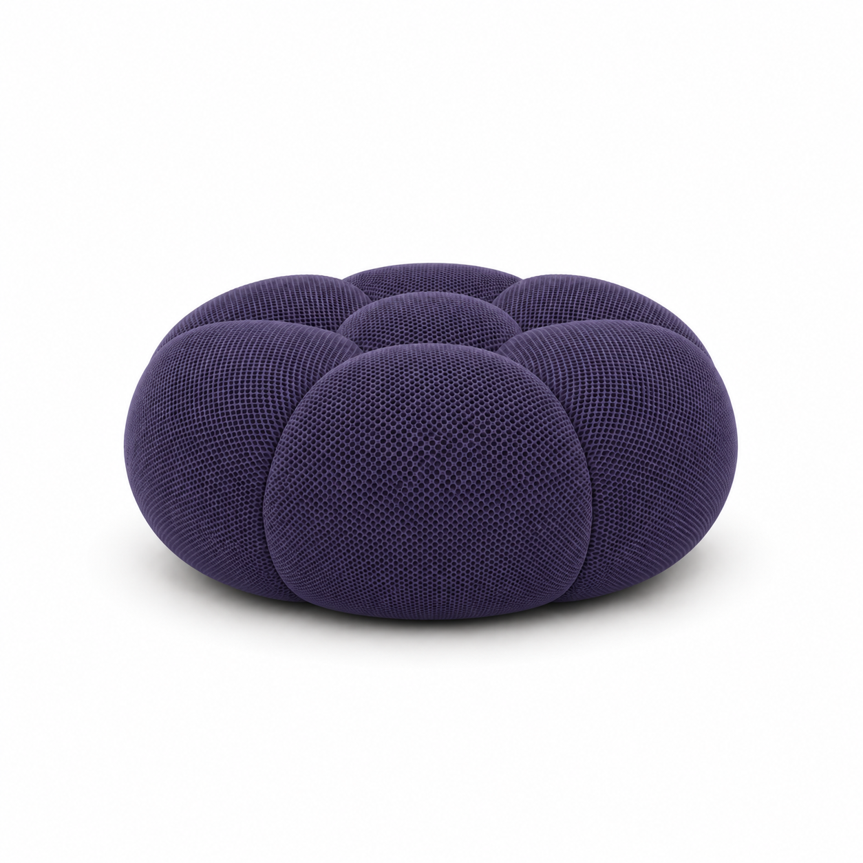 Pouf Rousseau Violet foncé — vue de dessous
