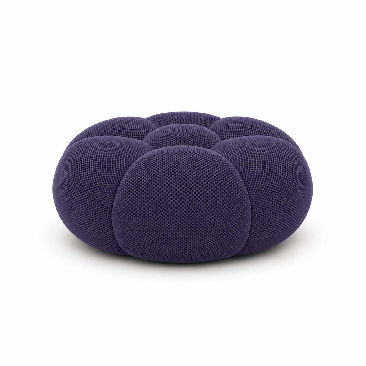Pouf Rousseau Violet foncé — vue de dessous