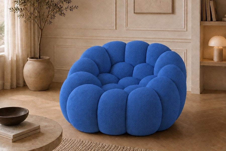 Fauteuil compressé, mobilier design — Orbe Paris