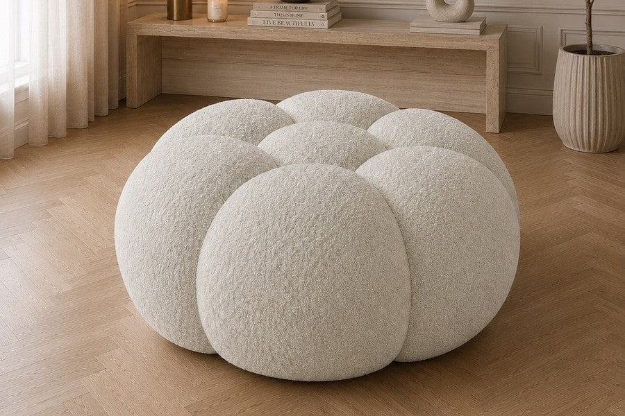 Pouf compressé, mobilier design — Orbe Paris